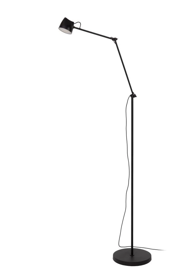 Lucide MILNE - Lampadaire - LED Dim. - 1x8W 2700K - Noir - éteint